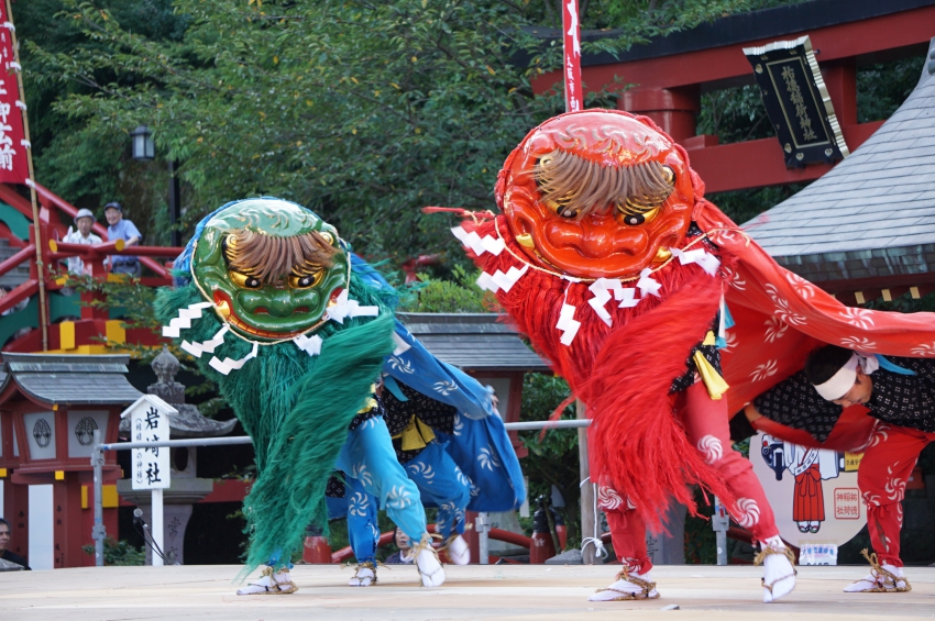 五の宮神社獅子舞